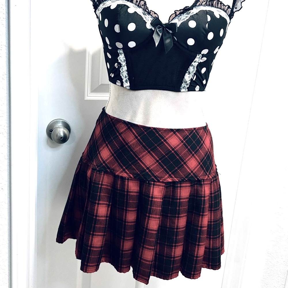 Plaid Skater Skirt